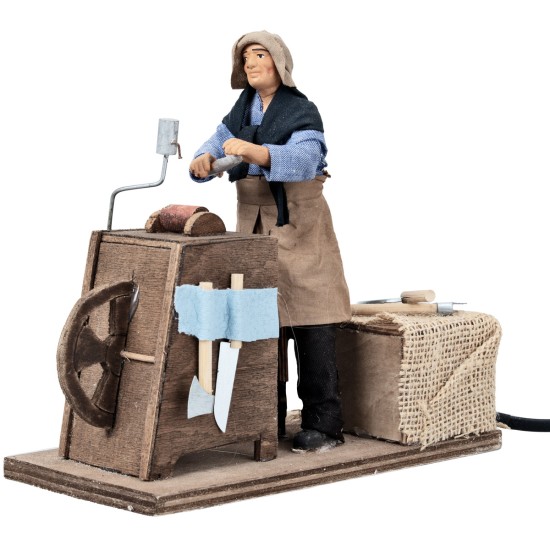 copy of Painter 15 cm in motion for nativity scene Mondo Presepi