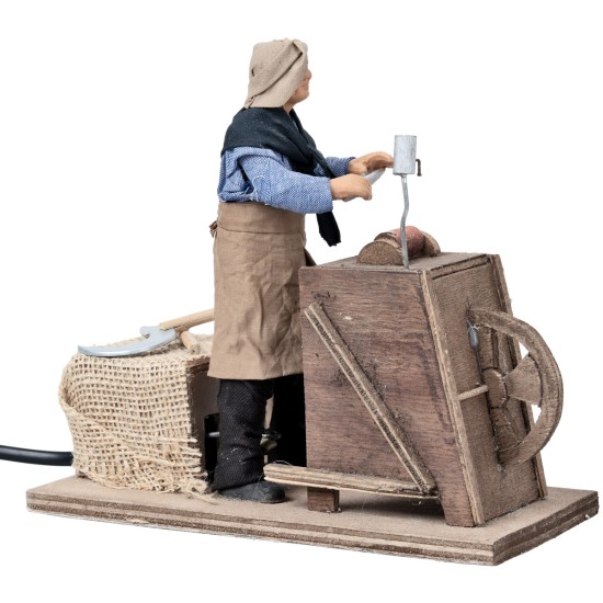 copy of Painter 15 cm in motion for nativity scene Mondo Presepi