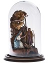 copy of Presepe illuminato in campana di vetro completo di