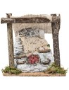 Bottega del fruttivendolo con tenda cm 15x10,3x14,5 h