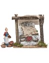 Bottega del fruttivendolo con tenda cm 15x10,3x14,5 h