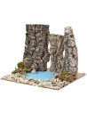 Pond with geese cm 15x15x12.2 h for nativity scene Mondo Presepi