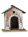 copy of House with stone arch and sloping roof cm
