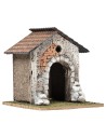 copy of House with stone arch and sloping roof cm