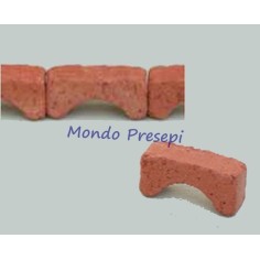 Busta 30 archetti in terracotta mm 10X21X7 Mondo Presepi