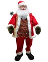 Papá Noel con música en movimiento h 140 cm