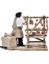 Salumiere con mensola in movimento 14 cm per presepe Mondo