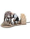 Farmer milking in motion series 14 cm