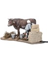 Farmer milking in motion series 14 cm