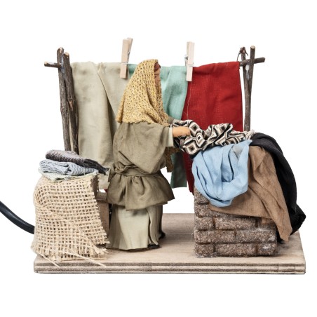 copy of Contadina che annaffia ortaggi in movimento serie 12 cm