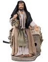 Giuseppe con lanterna serie 12 cm in movimento con luce