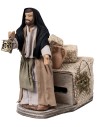Giuseppe con lanterna serie 12 cm in movimento con luce