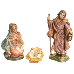 Set Natività 3 pezzi 10 cm Euromarchi per presepe Mondo Presepi