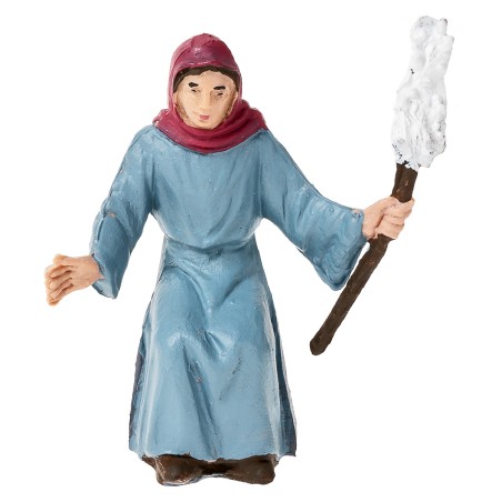 Hiladora serie 7 cm Oliver para belén Mundo Belenes