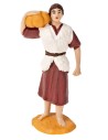 Pastore con zucca serie Oliver h 7,5 cm per presepe Mondo