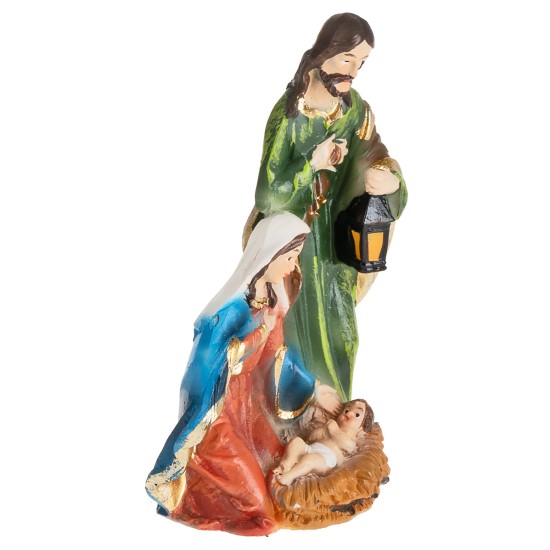 Bloque Natividad en resina cm 7x4,5x12,6 h para pesebre Mundo