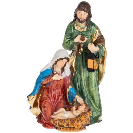 Bloque Natividad en resina cm 7x4,5x12,6 h para pesebre Mundo