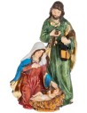 Blocco Natività in resina cm 7x4,5x12,6 h per presepe Mondo