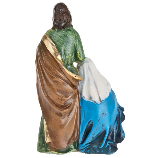 Bloque Natividad en resina cm 7x4,5x12,6 h para pesebre Mundo