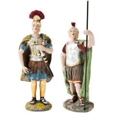 Juego dos soldados romanos de la serie Oliver h 12 cm