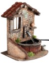Fontana con pompa funzionante a corrente cm 15x13,3x19,5 h