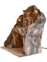 Pesebre iluminado que funciona con corriente cm 26x19x33 h