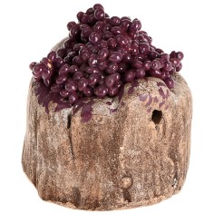 Red grape resin tub cm ø 3.8x3.8 h for Mondo nativity scene 2