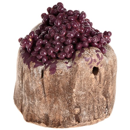 Red grape resin tub cm ø 3.8x3.8 h for Mondo nativity scene