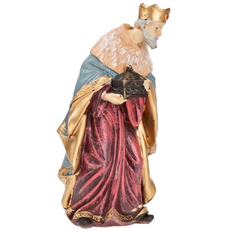 Natividad en conjunto de 11 sujetos de 20 cm en resina