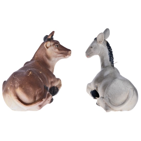 Nativity set with 11 figures, 20 cm, resin for nativity scene