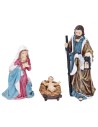 Natividad en conjunto de 11 sujetos de 20 cm en resina
