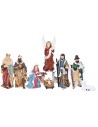 Nativity set with 11 figures, 20 cm, resin for nativity scene