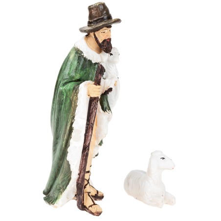 Nativity set with 11 figures, 20 cm, resin for nativity scene