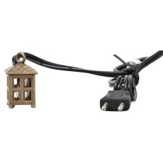 Farol con luz blanca con cable 3,5 Volt cm 2h