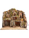 Illuminated nativity scene with electric fountain 53.5x36x49 cm