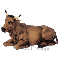 Buey acostado en resina STF2805A Mondo Presepi
