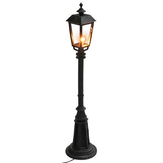 Lamp post with English-style ground lamp h 15 cm 12v