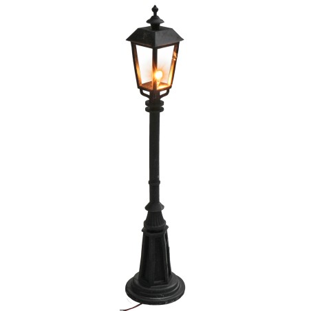 Lamp post with English-style ground lamp h 15 cm 12v