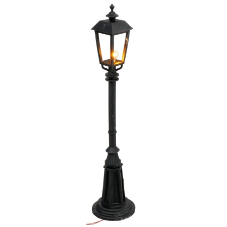 Lamp post with English-style ground lamp h 15 cm 12v