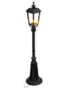 Lampione con lampada inglese da terra 15 cm 12v per presepe