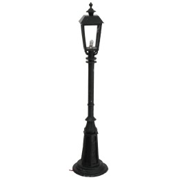 Lampione con lampada inglese da terra h 12 cm 12v