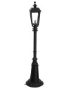 Farol con lámpara inglesa de pie 12 cm 12v para belén