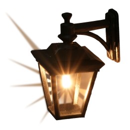 Linterna de pared h 3 cm 12v