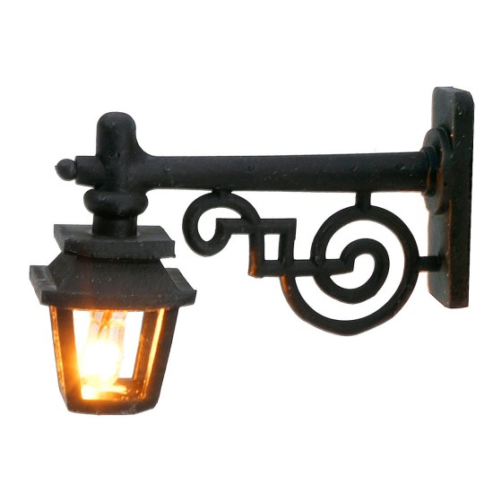 Lanterna da parete h 1,9 cm 12v per presepe Mondo Presepi