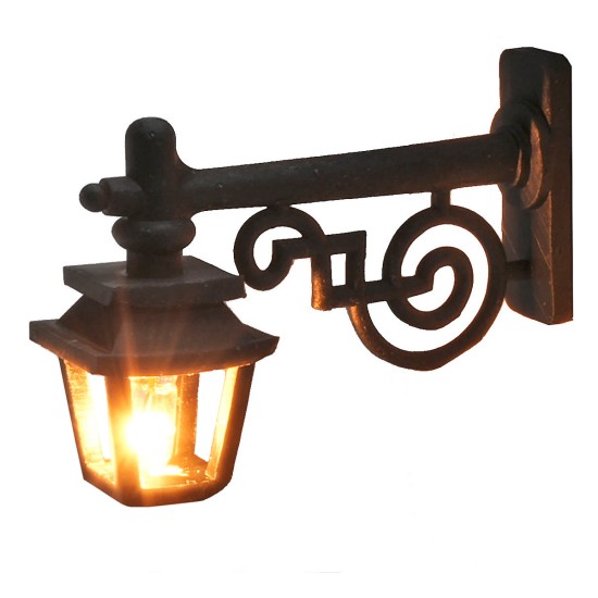 Lanterna da parete h 1,9 cm 12v per presepe Mondo Presepi
