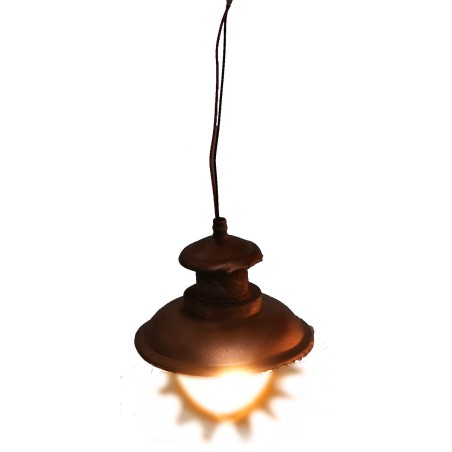 Lámpara de techo Ø 2,6 cm 12v para belén Mundo Pesebres