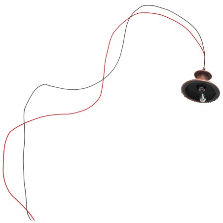 Oval ceiling chandelier Ø 2 cm 12v for Mondo nativity scene