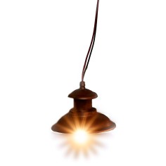 Lámpara de techo ovalada Ø 2 cm 12v para pesebre Mundo 2