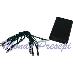 Serie 10 led a luce calda a batterie Mondo Presepi