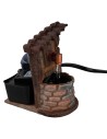 Resin fountain with moving water for Mondo nativity scene